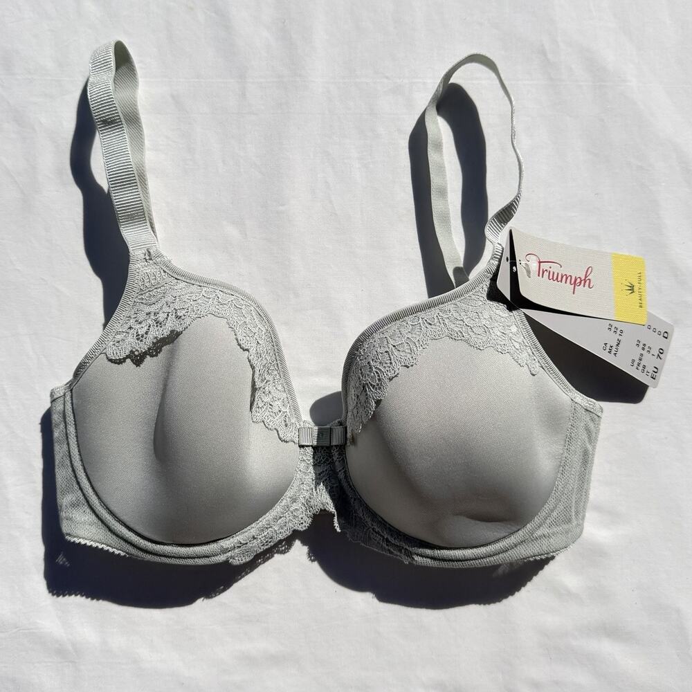 Triumph Beauty-Full Darling Bra Lined Underwire 32D Gray
